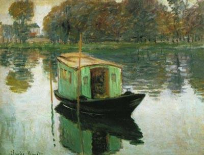Claude Monet Le Bateau atelier oil painting image
